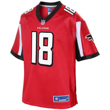 Load image into Gallery viewer, Youth Atlanta Falcons Calvin Ridley NFL Pro Line Red Player Jersey