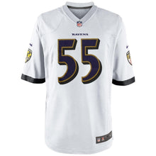 Load image into Gallery viewer, Youth Baltimore Ravens Terrell Suggs Nike Purple/Black/White Team Color Game Jersey