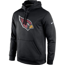 Load image into Gallery viewer, Men's Arizona Cardinals Nike Black Circuit Logo Essential Performance Pullover Hoodie