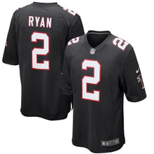 Load image into Gallery viewer, Youth Atlanta Falcons Matt Ryan Nike Black Alternate Game Jersey
