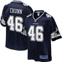 Load image into Gallery viewer, Youth Dallas Cowboys Jordan Chunn NFL Pro Line Navy Player Jersey