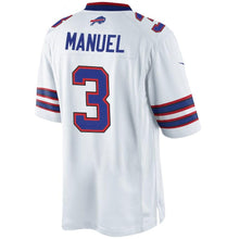 Load image into Gallery viewer, Youth Buffalo Bills EJ Manuel Nike White Game Jersey