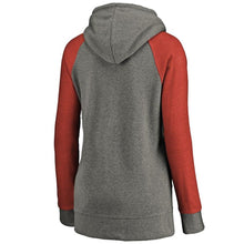 Load image into Gallery viewer, Women's Arizona Cardinals NFL Pro Line Gray/Red Lounge Tri-Blend Pullover Hoodie