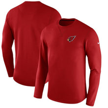 Load image into Gallery viewer, Men's Arizona Cardinals Nike Cardinal Sideline Modern Long Sleeve Sweatshirt