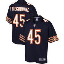 Load image into Gallery viewer, Youth Chicago Bears Joel Iyiegbuniwe NFL Pro Line Navy Player Jersey