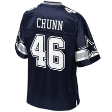Load image into Gallery viewer, Youth Dallas Cowboys Jordan Chunn NFL Pro Line Navy Player Jersey