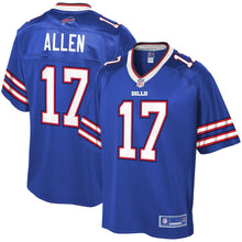 Load image into Gallery viewer, Youth Buffalo Bills Josh Allen NFL Pro Line Royal Player Jersey