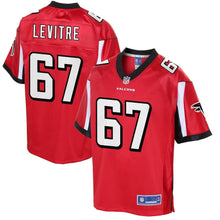 Load image into Gallery viewer, Youth Atlanta Falcons Andy Levitre NFL Pro Line Red Player Jersey