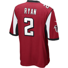 Load image into Gallery viewer, Youth Atlanta Falcons Matt Ryan Nike Black Alternate Game Jersey