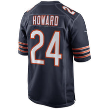 Load image into Gallery viewer, Youth Chicago Bears Jordan Howard Nike White/Navy Game Jersey