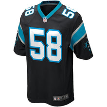 Load image into Gallery viewer, Youth Carolina Panthers Thomas Davis Sr Nike Black Game Jersey