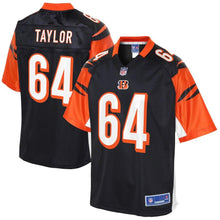 Load image into Gallery viewer, Youth Cincinnati Bengals Rod Taylor NFL Pro Line Black Player Jersey