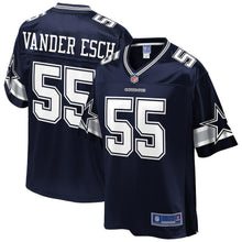 Load image into Gallery viewer, Youth Dallas Cowboys Leighton Vander Esch NFL Pro Line Navy Player Jersey