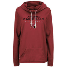 Load image into Gallery viewer, Women's Arizona Cardinals Majestic Cardinal Speed Fly Pullover Hoodie
