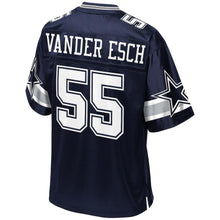 Load image into Gallery viewer, Youth Dallas Cowboys Leighton Vander Esch NFL Pro Line Navy Player Jersey