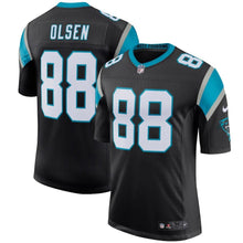 Load image into Gallery viewer, Youth Carolina Panthers Greg Olsen Nike Black Classic Limited Player Jersey