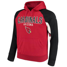 Load image into Gallery viewer, Men's Arizona Cardinals Hands High Cardinal/Black Free Agent Pullover Hoodie