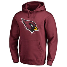 Load image into Gallery viewer, Men's Arizona Cardinals NFL Pro Line by Fanatics Branded Cardinal Splatter Logo Pullover Hoodie