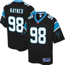 Load image into Gallery viewer, Youth Carolina Panthers Marquis Haynes NFL Pro Line Black Player Jersey