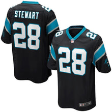 Load image into Gallery viewer, Youth Carolina Panthers Jonathan Stewart Nike Black Game Jersey