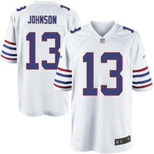 Load image into Gallery viewer, Nike Steve Johnson Buffalo Bills Youth Alternate Game Jersey - White