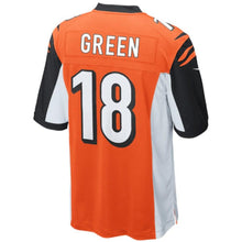 Load image into Gallery viewer, Youth Cincinnati Bengals AJ Green Nike Black/White/Orange Alternate Game Jersey