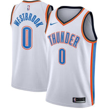 Load image into Gallery viewer, Russell Westbrook Oklahoma City Thunder White Swingman Jersey 2018 - 2019
