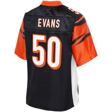 Load image into Gallery viewer, Youth Cincinnati Bengals Jordan Evans NFL Pro Line Black Player Jersey