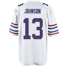 Load image into Gallery viewer, Nike Steve Johnson Buffalo Bills Youth Alternate Game Jersey - White