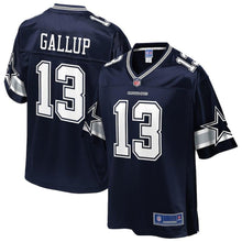 Load image into Gallery viewer, Youth Dallas Cowboys Michael Gallup NFL Pro Line Navy Player Jersey