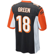 Load image into Gallery viewer, Youth Cincinnati Bengals AJ Green Nike Black/White/Orange Alternate Game Jersey
