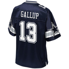 Load image into Gallery viewer, Youth Dallas Cowboys Michael Gallup NFL Pro Line Navy Player Jersey