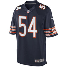 Load image into Gallery viewer, Youth Chicago Bears Brian Urlacher Nike Navy Blue Limited Jersey