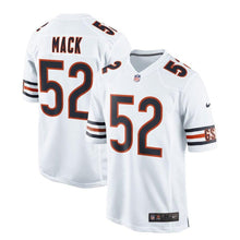 Load image into Gallery viewer, Youth Chicago Bears Khalil Mack Nike White Player Game Jersey