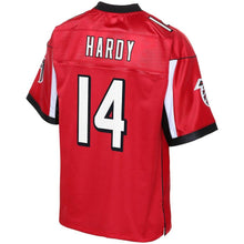Load image into Gallery viewer, Youth Atlanta Falcons Justin Hardy NFL Pro Line Red Team Color Player Jersey