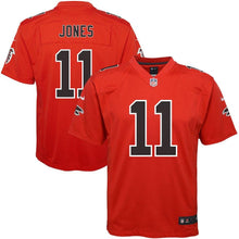 Load image into Gallery viewer, Youth Atlanta Falcons Julio Jones Nike Red Color Rush Game Jersey