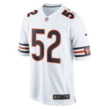 Load image into Gallery viewer, Youth Chicago Bears Khalil Mack Nike White Player Game Jersey