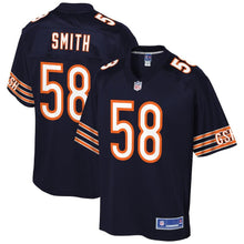 Load image into Gallery viewer, Youth Chicago Bears Roquan Smith NFL Pro Line Navy Player Jersey