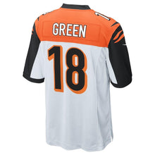 Load image into Gallery viewer, Youth Cincinnati Bengals AJ Green Nike Black/White/Orange Alternate Game Jersey