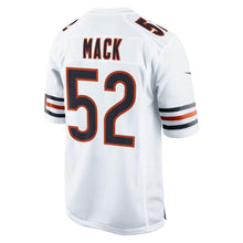 Load image into Gallery viewer, Youth Chicago Bears Khalil Mack Nike White Player Game Jersey