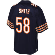 Load image into Gallery viewer, Youth Chicago Bears Roquan Smith NFL Pro Line Navy Player Jersey