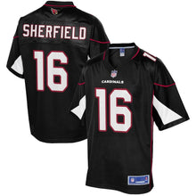 Load image into Gallery viewer, Youth Arizona Cardinals Trent Sherfield NFL Pro Line Black Alternate Player Jersey