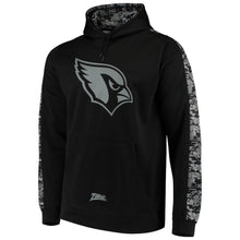 Load image into Gallery viewer, Men's Arizona Cardinals Zubaz Black Digi Camo Pullover Hoodie