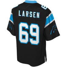 Load image into Gallery viewer, Youth Carolina Panthers Tyler Larsen NFL Pro Line Black Player Jersey