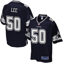 Load image into Gallery viewer, Youth Dallas Cowboys Sean Lee Pro Line Navy Player Jersey