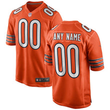 Load image into Gallery viewer, Youth Chicago Bears Nike Orange Alternate Custom Game Jersey