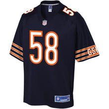 Load image into Gallery viewer, Youth Chicago Bears Roquan Smith NFL Pro Line Navy Player Jersey