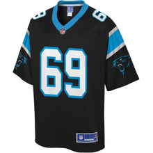 Load image into Gallery viewer, Youth Carolina Panthers Tyler Larsen NFL Pro Line Black Player Jersey