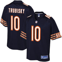 Load image into Gallery viewer, Youth Chicago Bears Mitchell Trubisky NFL Pro Line Navy Player Jersey