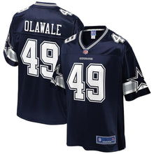 Load image into Gallery viewer, Youth Dallas Cowboys Jamize Olawale NFL Pro Line Navy Player Jersey